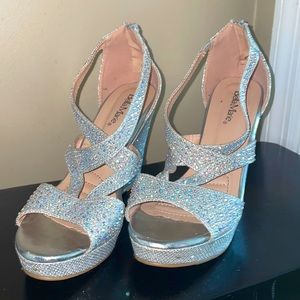 Bella Marie Bejeweled wedges